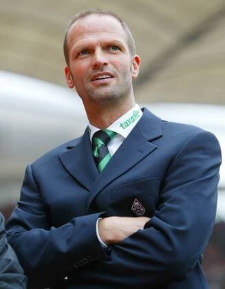 Fussball Bundesliga VFB Stuttgart vs. Borussia Moenchengladbach: Trainer Holger Fach (Gladbach)
