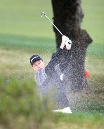 February 10, 2012: PGA Golf Herren Pro Bob Estes in action during the second round of the AT&T Pebble Beach Pro-Am at the Monterey Peninsula Country Club in Pebble Beach, CA. David Godinez Cal Media PGA Golf Herren 2012: AT&T Pebble Beach Pro-Am FEB 10 - ZUMAcg4