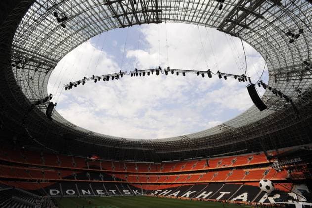 Ukraine, Donetsk. Opening ceremony of the new Donbass Arena stadium in Donetsk on August 29, 2009.  EN_00295228_0003