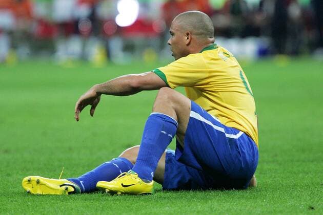 Fussball Herren FIFA WM Weltmeisterschaft 2006 Brasilien - Frankreich : Ronaldo ( BRA )