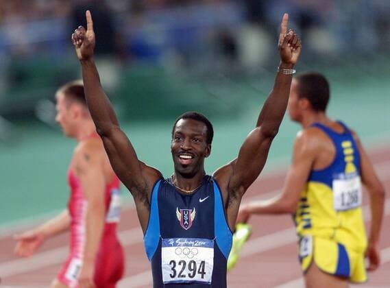 Olympische Spiele Sommerspiele Sydney 2000 Michael Johnson (USA)