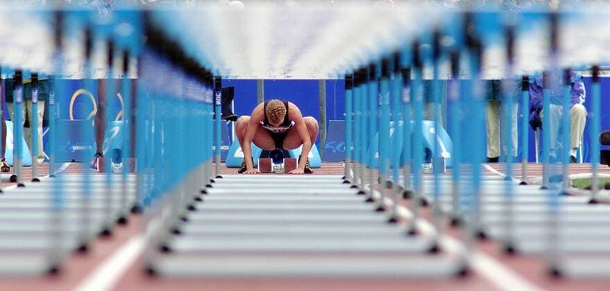 Olympische Spiele Sommerspiele Sydney 2000 Leichtathletik Hürden Feature