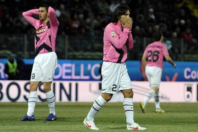 AC Parma - Juventus Turin, Enttäuschung Andrea Pirlo-Leonardo Bonucci 