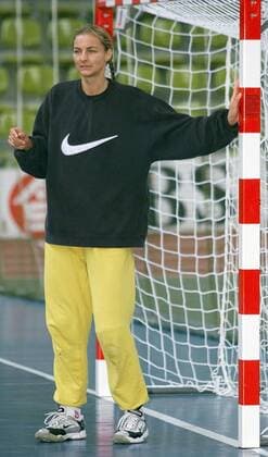 Handball Deutschland Nationalmannschaft Training Christine Lindemann