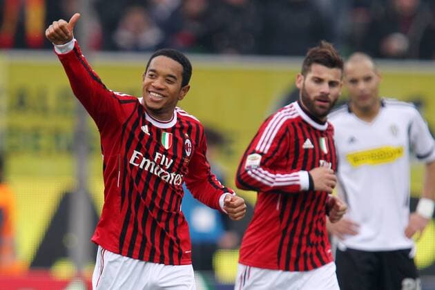 URBY EMANUELSON (MILAN) Goal Celebration - Cesena, 19 02 2012 - Serie A 2011 2012 - AC Cesena Vs AC Milan lucaxpagliaricci