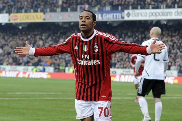Cesena, 19.02.2012 - Serie A 2011 2012 - AC Cesena vs AC Milan - Robinho 
