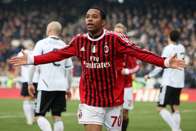 Robinho (Milan) - Cesena, 19 02 2012 - Serie A 2011 2012 - AC Cesena Vs AC Milan lucaxpagliaricci