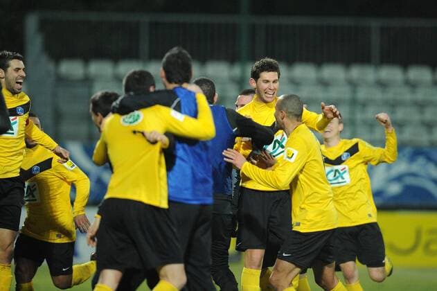 Pierrick Capelle (Quevilly) Mathieu Ligoule (Orleans) - US Quevilly - US Orleans 2:0 - - Coupe de France - 21.02.2012 - NLeGouicxFEP - 