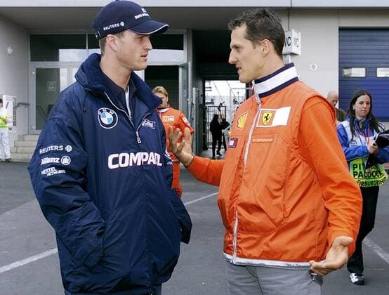 Motorsport Formel 1 Nuerburgring 2001 Grosser Preis von Europa von links: Ralf Schumacher , Michael Schumacher