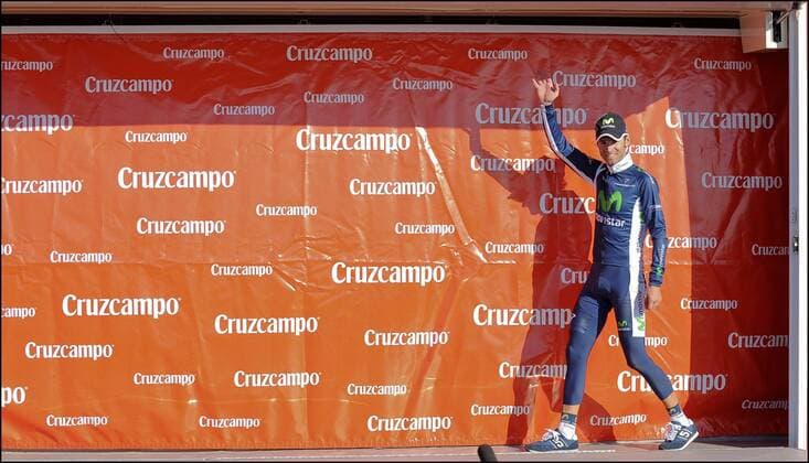 Alejandro Valverde - Movistar Cyclisme : Tour d Andalousie - Etape 2 - Malaga Lucena - 21.02.2012 PhotoNews Panoramic 
