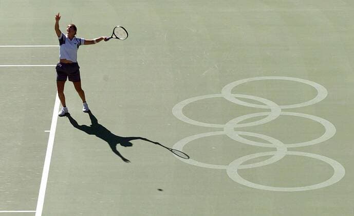 Olympische Spiele Sommerspiele Sydney 2000 Tennis Feature Aufschlag zum Olympischen Turnier