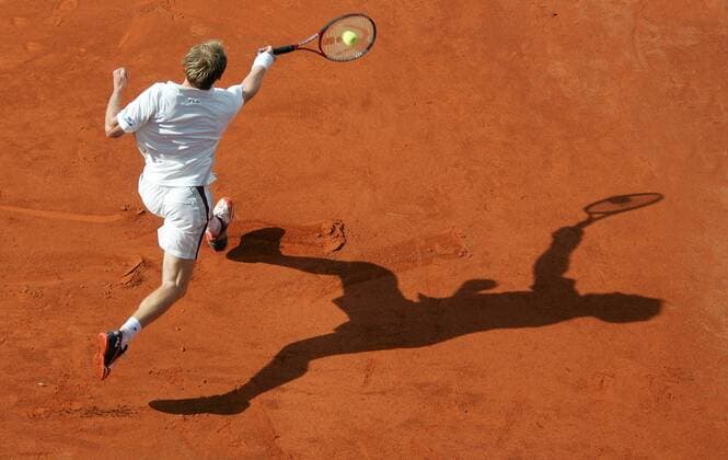 Tennis Herren MercedesCup 2005 Weissenhof Stuttgart Rainer Schüttler Feature Schatten