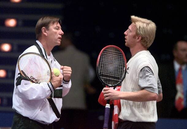 Davis Cup Essen Deutschland Mexiko Pilic Niki und Becker Boris