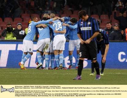 Napoli Goal Celebration - Serie A 2011 2012 SSC Neapel vs Inter Mailand - PaoloxNucci
