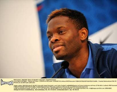 Louis Saha FOOTBALL : Equipe de France - Conference de presse - 27 02 2012 N.LeGouic FEP Panoramic 