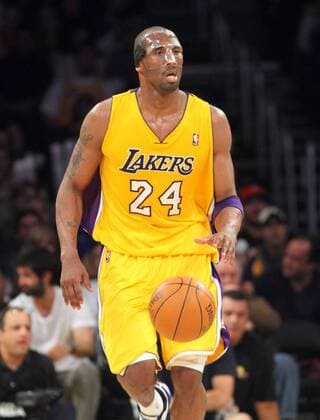 Feb. 29, 2012 - Los Angeles, California, U.S - Lakers guard Kobe Bryant brings the ball up court as the Los Angeles Lakers defeat the visiting Minnesota Timberwolves 104 - 85 at the Staples Center in Los Angeles on Wednesday, February 29, 2012. Lakers defeat Timberwolves 104-85 - ZUMAa60