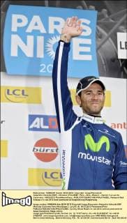 Alejandro Valverde (ESP) - Movistar CYCLISME : Paris - Nice - Etape 2 - Vierzon Le Lac de Vassiviere - 06 03 2012 PhotoNewsxPanx - 