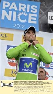 Alejandro Valverde (ESP) Movistar CYCLISME : Paris - Nice - Etape 2 - Vierzon Le Lac de Vassiviere - 06 03 2012 PhotoNewsxPanx - 