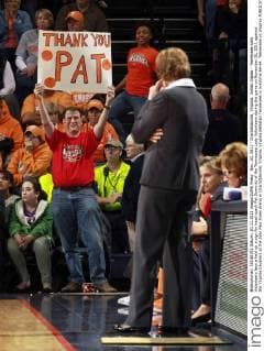 Nov. 20, 2011 - Charlottesville, Virginia, United States - Tennessee Lady Volunteers fans a hold up a sign for head coach Pat Summitt of the Tennessee Lady Volunteers during the game on November 20, 2011 against the Virginia Cavaliers at the John Paul Jones Arena in Charlottesville, Virginia. Virginia defeated Tennessee in overtime 69-64. Tennessee vs Virginia - ZUMAa43