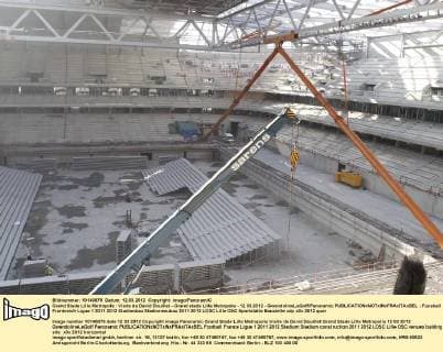 Grand Stade Lille Metropole : Visite de David Douillet - Grand stade Lille Metropole - 12.03.2012 - GwendolineLeGoff Panoramic 