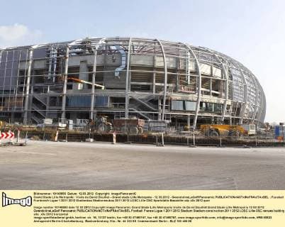Grand Stade Lille Metropole : Visite de David Douillet - Grand stade Lille Metropole - 12.03.2012 - GwendolineLeGoff Panoramic 