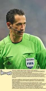 Pedro Proenca (Referee), MARCH 13, 2012 - Football Soccer : UEFA Champions League Round of 16, 2nd leg match between Inter Milan 2-1 Olympique Marseille at Stadio Giuseppe Meazza in Milan, Italy. Photo by Enrico Calderoni AFLO SPORT) 0391  (bxlb036110)