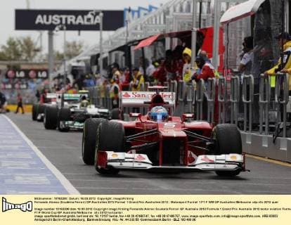 Fernando Alonso (Scuderia Ferrari) GP Australien 2012 Formel 1 Grand Prix Australien 2012