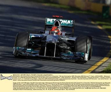 Motorsports: FIA Formula One World Championship 2012, Grand Prix of Australia, 7 Michael Schumacher (GER, Mercedes AMG Petronas F1 Team), xHOCHxZWEIx