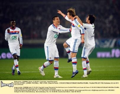 Kim KALLSTROM - LOVREN - FOOTBALL : PSG LYON - Coupe de France - 21 03 2012 