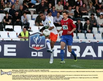 Joris MARVEAUX (Montpellier) Gazelec FCO Ajaccio vs. Montpellier HSC - Coupe de France - 21 03 2012 xGerardPierlovisix 