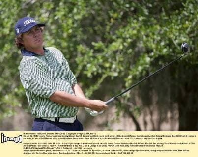 March 24, 2012: Jason Dufner watches his shot from the 5th tee during third round golf action of the Arnold Palmer Invitational held at Arnold Palmer s Bay Hill Club & Lodge in Orlando, FL PGA Golf Herren 2012: Arnold Palmer Invitational MAR 24 - ZUMAcg2