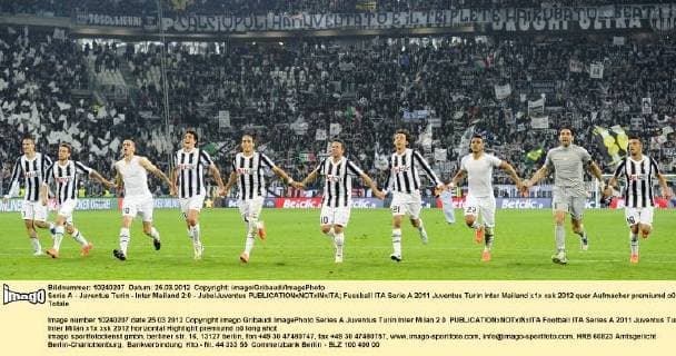 Serie A - Juventus Turin - Inter Mailand 2:0 - JubelJuventus 