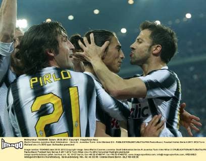 Martin Caceres Juventus Goal Celebration - Serie A - Juventus Turin - Inter Mailand 2:0 - PaoloxNucci