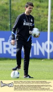 Gentile (Como) - Training von Inter Mailand - Andrea Stramaccioni 