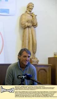 Medjugorje (BiH), 27.03.2012. - Roberto Mancini in Medjugorje