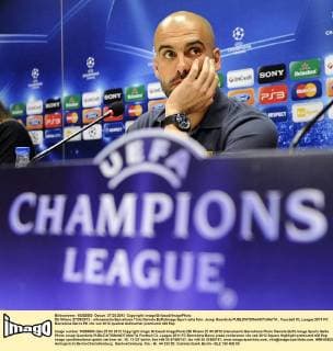 Db Milano 27 03 2012 - allenamento Barcellona foto Daniele Buffa Image Sport nella foto: Josep Guardiola 