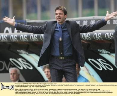 Andrea Stramaccioni Inter trainer Inter Milan vs CFC Genoa 1893 FC 5-4 paoloxnucci