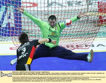 02.04.2012 GDANSK,SOPOT- ERGO ARENA (GDANSK - SOPOT, POLAND - ERGO ARENA) P (HANDBALL MEN S) (INTERNATIONAL FRIENDLY GAME) (POLAND - GERMANY) NZ SLAWOMIR SZMAL  20120402CSLG0005