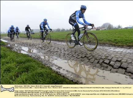 Johan Vansummeren ( BEL ) - Garmin-Barracuda - Paris - Roubaix 2012 - 05 04 2012 xPhotoNewsx 