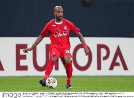 Donnerstag 15.03.2012, UEFA Europa League, Saison 11 12 - in Gelsenkirchen, FC Schalke 04 - FC Twente 4:1, Dwight Tiendalli (FCT) DeFodi001