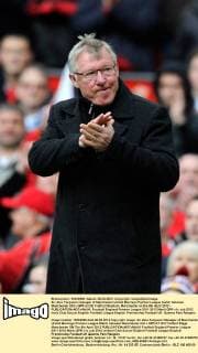 Sir Alex Ferguson manager of Manchester United Barclays Premier League match between Manchester Utd v QPR at Old Trafford Stadium, Manchester on the 8th April 2012 - EDITORIAL USE ONLY. No use with unauthorised audio, video, data, fixture lists, club league logos or live services. Online in-match use limited to 120 images, no video emulation. No use in betting, games or single club league player publications.
