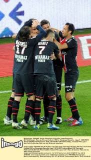 BUT ALEX (psg) - Parc des Princes Football : PSG vs Olympique Marseille - Ligue 1 - 08 04 2012 AnthonyBIBARD FEP Panoramic 
