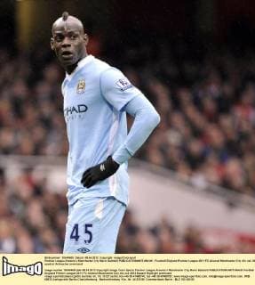 Premier League Arsenal v Manchester City Mario Balotelli 