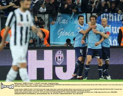 Torjubel Stefano Mauri Lazio, Juventus Turin - Lazio Rom andreaxstaccioli