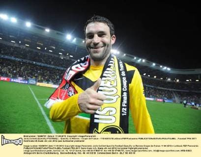Joris Colinet (Quevilly) FOOTBALL : Quevilly vs Rennes - Coupe de France - 11 04 2012 N.LeGouic FEP Panoramic 