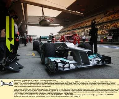 Motorsports: FIA Formula One World Championship 2012, Grand Prix of China, 7 Michael Schumacher (GER, Mercedes AMG Petronas F1 Team), xHOCHxZWEIx