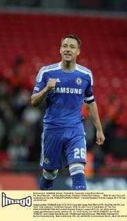 Pic: Paul Marriott . . FA Cup Semi-Final - Chelsea v Tottenham Hotspur . . 15.04.12 John Terry (C) celebrates at the end. 