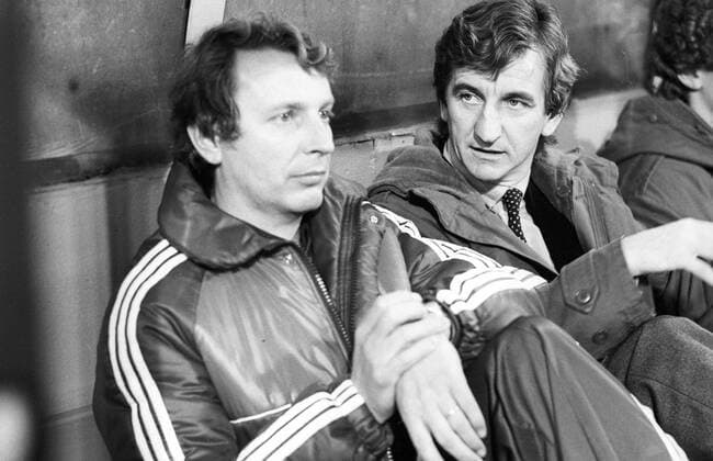 Trainer Rolf Herings (li.) und Co Trainer Hannes Löhr (beide 1. FC Köln)