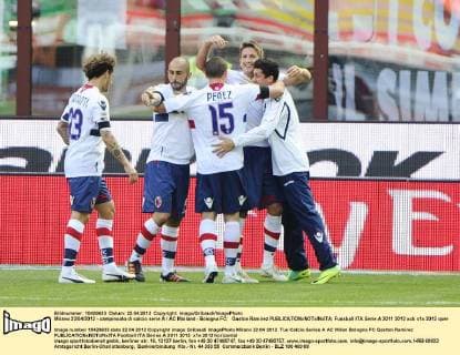 Milano 22 04 2012 - campinoato di calcio serie A AC Mailand - Bologna FC; Gaston Ramirez 