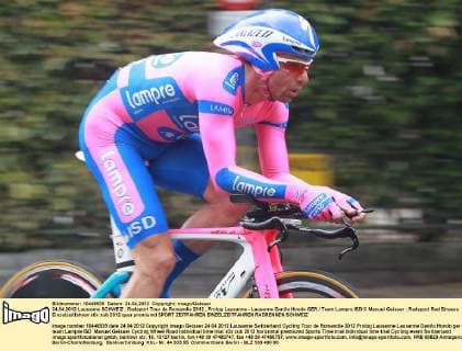 24.04.2012 Lausanne SCHWEIZ , Radsport Tour de Romandie 2012 , Prolog Lausanne - Lausanne Danilo Hondo GER Team Lampre ISD © Manuel Geisser 